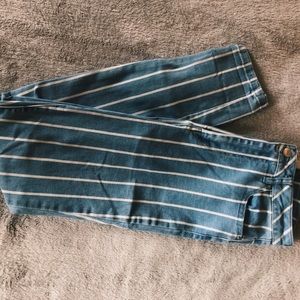 NEVER WORN Stripped jeggings 🦋